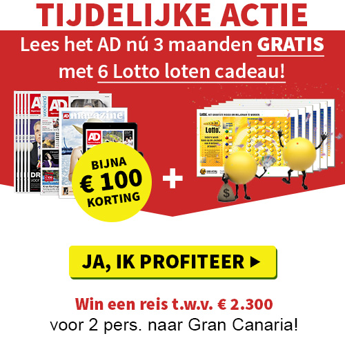Algemeen Dagblad | 3 maanden gratis + 6 Lotto loten!
