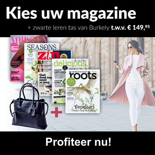 Neem nu een tijdschrift abonnement op uw favoriete magazine voor 99,95 euro en ontvang een Burkely tas t.w.v. € 149,95!