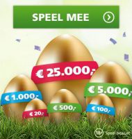 Het Gouden Ei met € 15,- tot € 25000.- voor jouw?