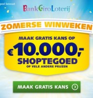 Zomerse Winweken! Gratis kans op €10000 shoptegoed!