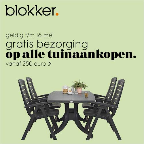 Riskeren tekort Succesvol Tuinmeubelen bij Blokker nu super voordelig. Kijk snel!