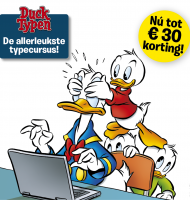 Nu €30,- euro korting op een typecursus | Ducktypen!