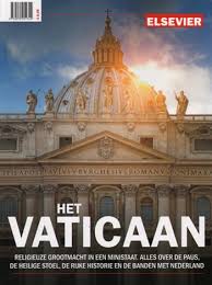 Heb je interesse in het Elsevier opinie tijdschrift! Ontvang een abonnement van 25 weken met 75% korting en je krijgt gratis het magazine "Het Vaticaan" t.w.v. € 8.95