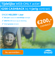 ENGIE Energie | €200- korting op duurzame Energie!