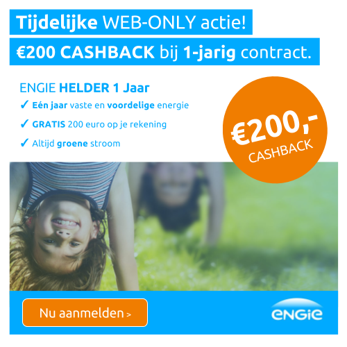 ENGIE Energie | €200- korting op duurzame Energie!