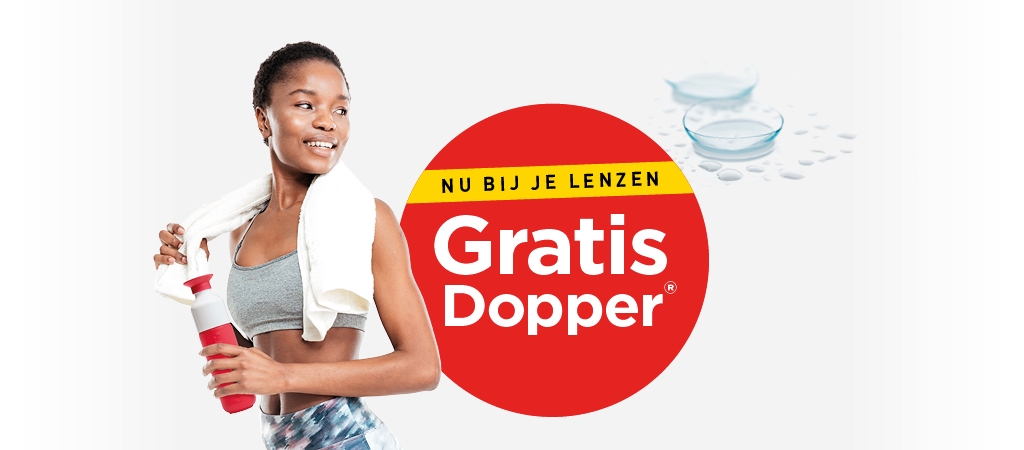 Bestel je Contactlenzen bij Hans Anders en ontvang een gratis dopper. Nu alle merken extra voordelig, dit geldt voor alle Dag, Week en Maandlenzen.