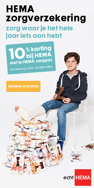 HEMA zorgverzekering | 1 jaar winkelen met 10% korting!