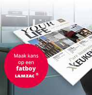 Gratis Keukenmaxx magazine + kans op Fatboy Lamzac!