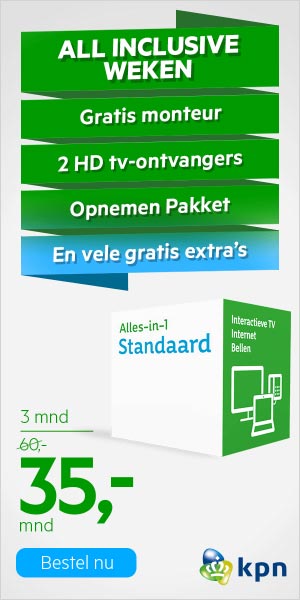 Alles in 1 KPN | €35.- i.p.v. €60.- + gratis monteur 