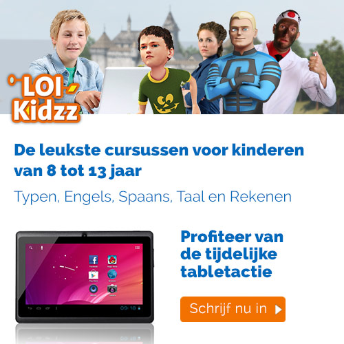 LOI Kidzz kortingen die je niet mag missen! Nu € 30,- korting op alle type en taalcursussen. Laat je kind weer plezier beleven in het naar schoolgaan en het studeren!