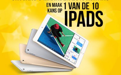 Speel voor een klein bedrag per maand de Lotto en ontvang 20% korting en maak kans op een van de 10 iPads.