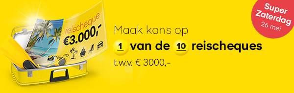 Win een reischeque van € 3000.- en ga automatische meespelen bij de Lotto. Schrijf je gratis in en maak direct kans op het winnen van de mooiste prijzen.