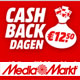 Mediamarkt cashback voordeel €12.50 op €100.-