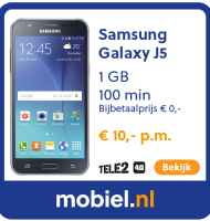 Samsung Galaxy J5 inclusief toestel €10.- p.m