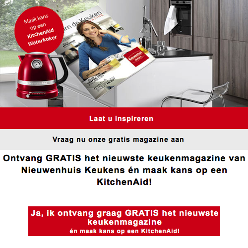 Nieuwenhuis Keukens nu gratis keukenmagazine!