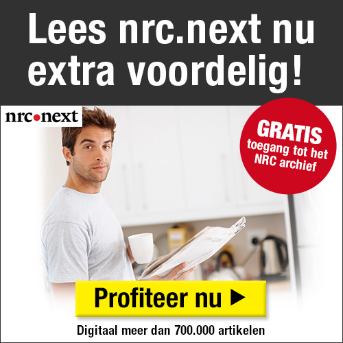 NRC Handelsblad nu €18.50.- i.p.v €39.- per maand!