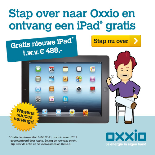 Oxxio iPad actie 