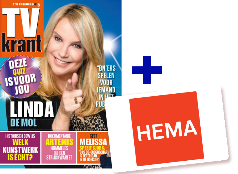 TV krant + Gratis HEMA cadeaukaart t.w.v. € 10,-