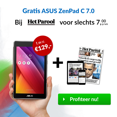 Het Parool | Gratis Asus Zenpad C 70 | 46% korting