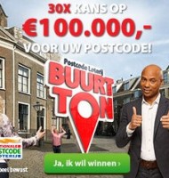 Postcode Loterij | Win Buurt Tonnen van 30x €100.000.-