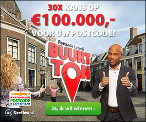 Postcode Loterij | Win Buurt Tonnen van 30x €100.000.-