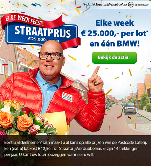 Straatprijs actie