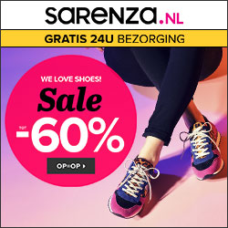 Shop nog snel een paar mooie zomerschoenen in de Sarenza zomeruitverkoop. Nu tot 50% korting op alle topmerken. Bestel snel online je favoriete modellen. Niet tevreden, dan kun je gratis retourneren. 