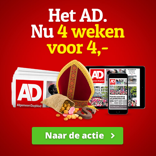 Misschien wel de beste krant van Nederland! Wil de AD  korting ook eens proberen en 4 weken en genieten van al het nieuws voor maar € 4.-?