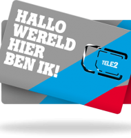 Tele2 prepaid t.w.v €10.- met €20.- beltegoed!