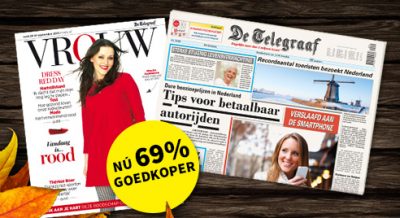 De Telegraaf met Gratis een Privé abonnement!