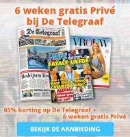 Telegraaf korting | Nu gratis Privé + Vrouw magazine.