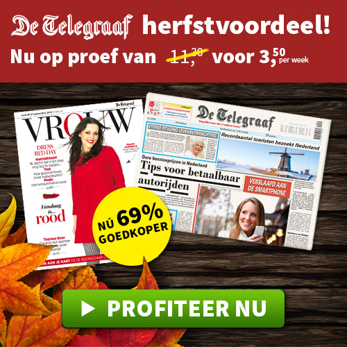 De Telegraaf met Gratis een Privé abonnement!