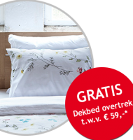 TrosKompas actie met gratis Dekbed overtrek + 6 m.d gratis!