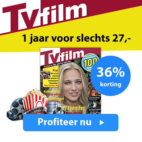 Tv Film 1 jaar voor € 27.- dat is 36% korting! Alles over Tv en film in een overzicht met een scherpe prijs door deze hoge korting.