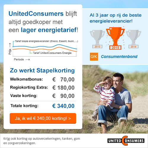 Energieprijzen | De laagste prijs bij UnitedConsumers