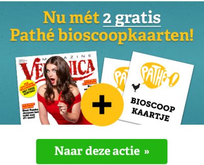 2 Gratis bioscoopkaartjes bij 10x Veronica Magazines!