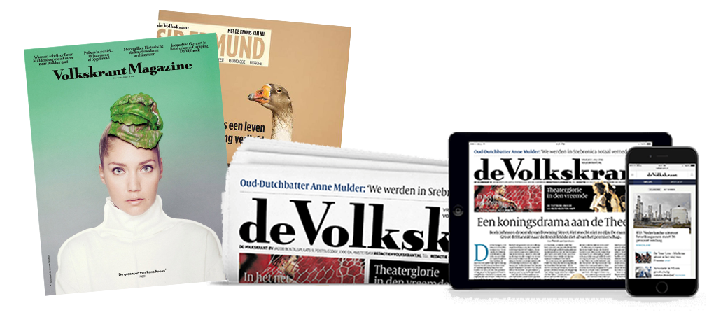 De Volkskrant actie! Lees nu 4 weken voor 4 euro en ontvang 6 dagen de krant in de bus inclusief gratis digitaal lezen. Leuk om deze krant eens te proberen!