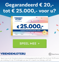 Cadeaus en Geld winnen bij Vriendenloterij