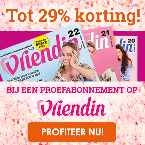 Meiden opgelet! Jullie favorieten tijdschrift Vriendin geeft nu een korting van 29%. Dit meidenblad vol boeiende verhalen moet je gelezen hebben!