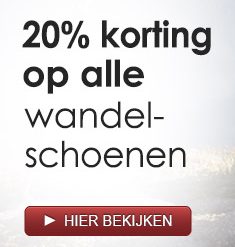 20% korting op alle Hi-Tec wandelschoenen!