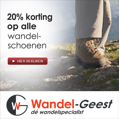 20% korting op alle Hi-Tec wandelschoenen!