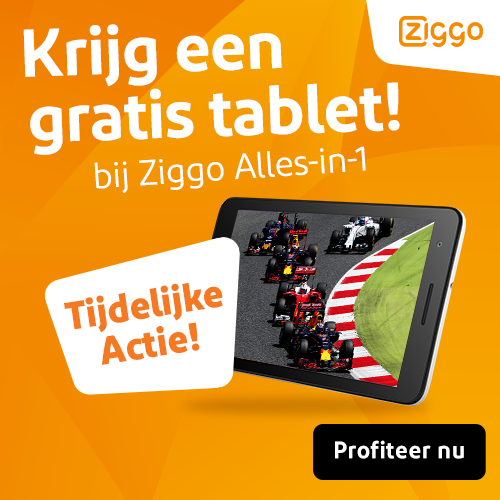 Ziggo Alles in 1 nu met gratis tablet